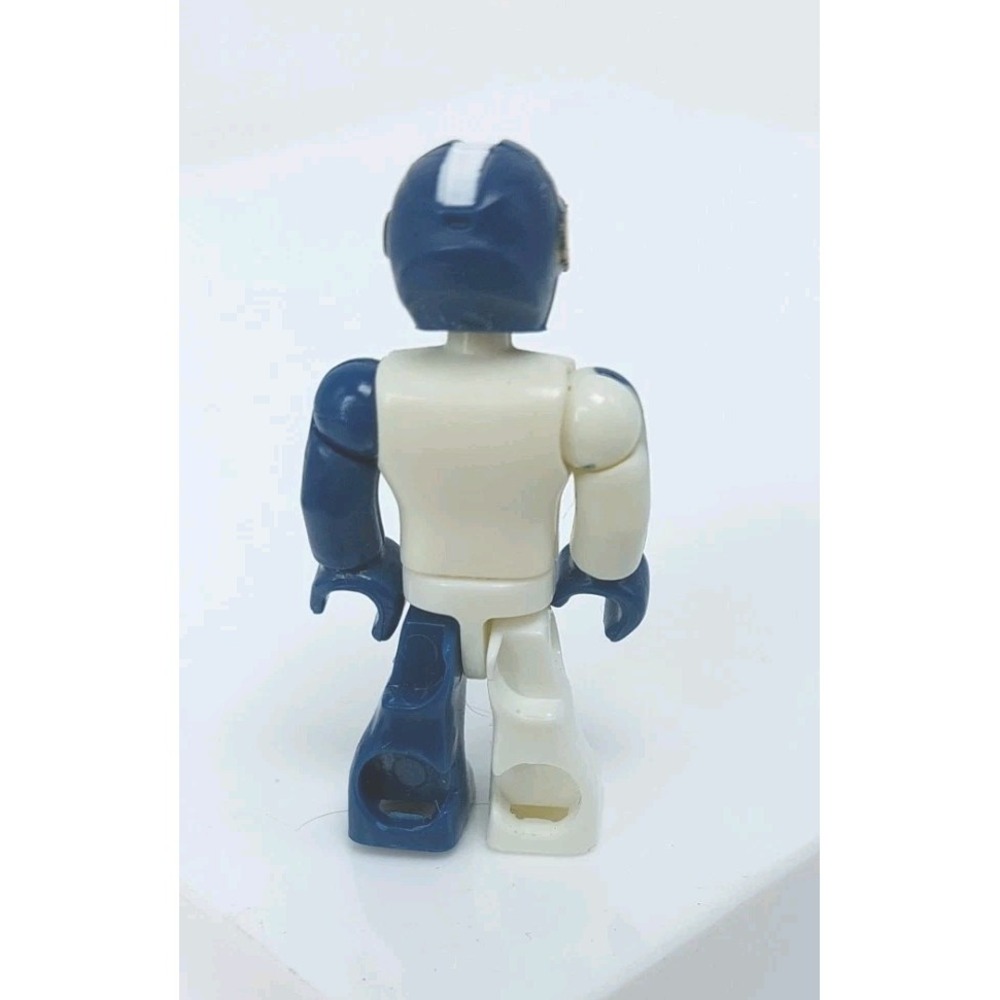 Mega Construx Team Hot Wheels Driver Blue White Gold Face Shield - Picture 3 of 4